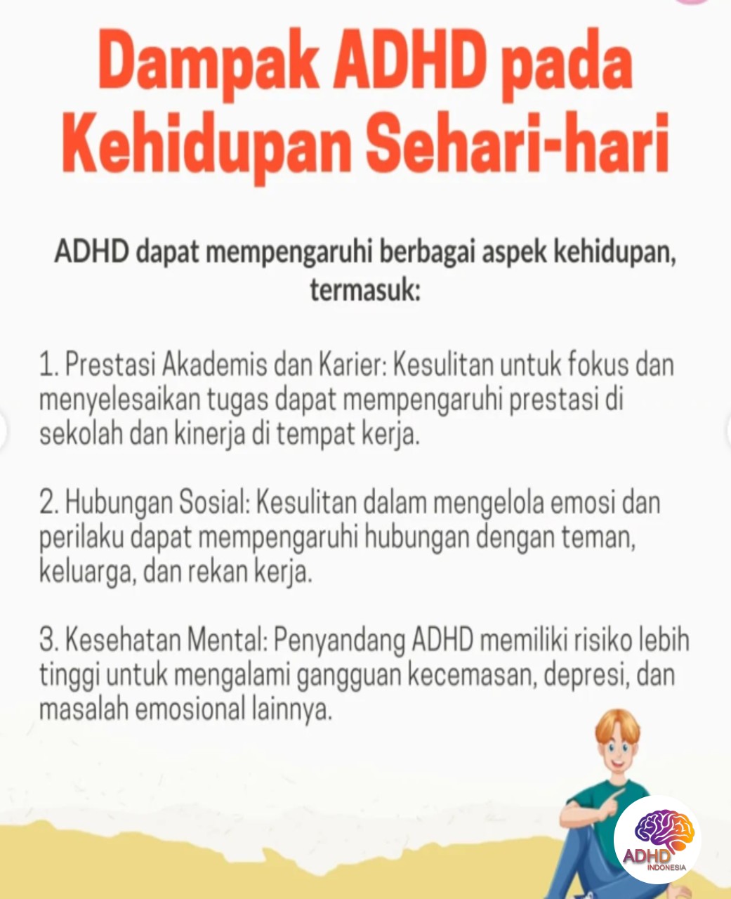 ADHD dan Hubungan Sosial Anak di Lingkungan Sekolah di Kota Kendari