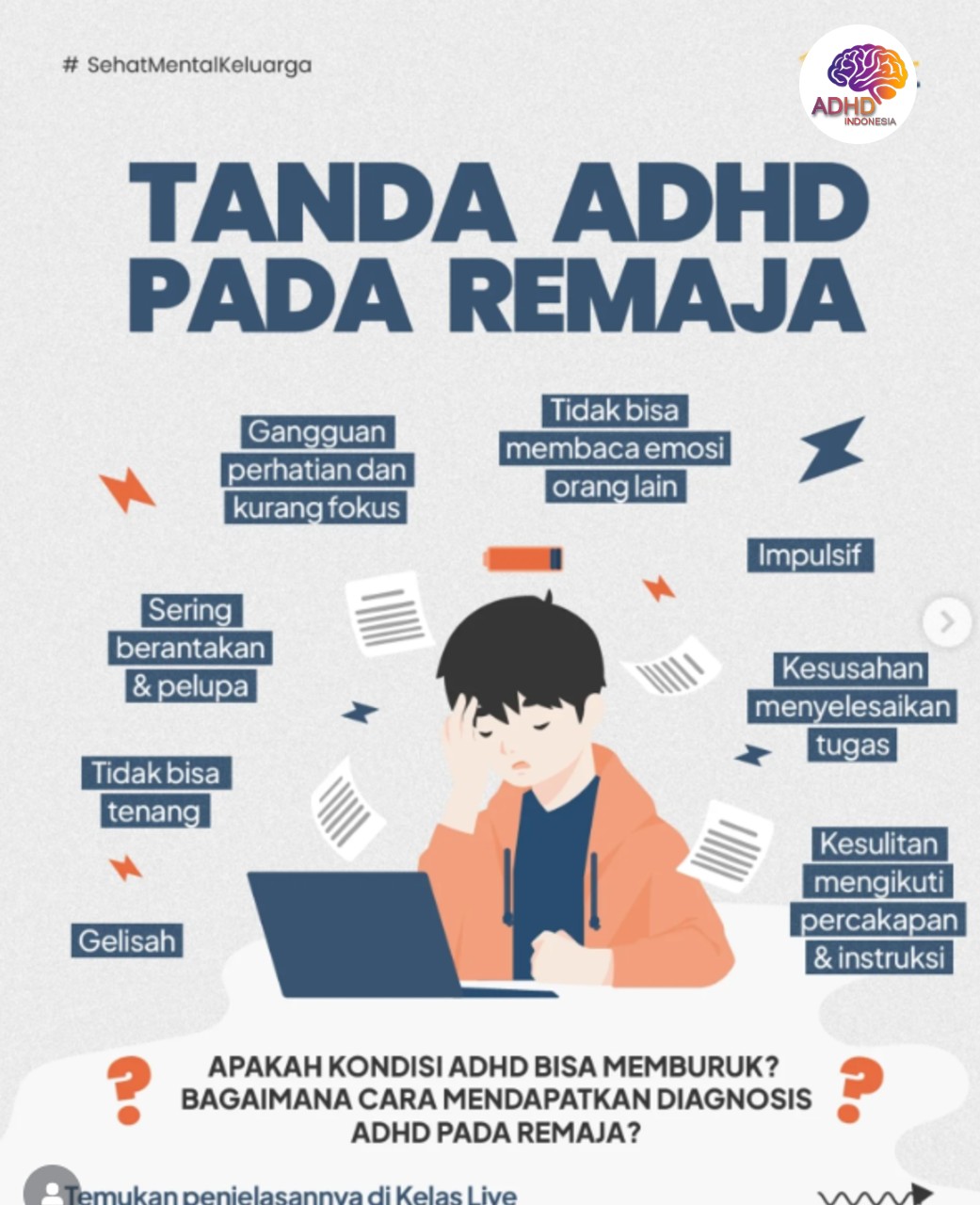 Screening ADHD Non-Diagnostik: Edukasi Awal bagi Orang Tua di Kota Kendari